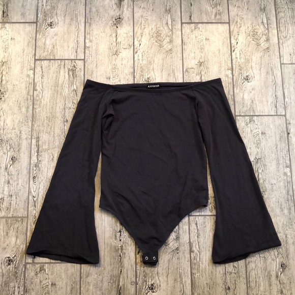 Express Tops - Express off the shoulder bodysuit